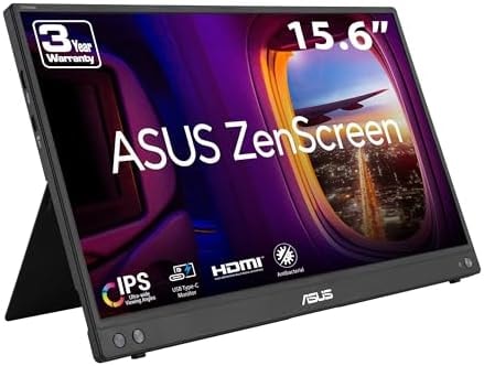 ASUS ZenScreen MB16AHV 15.6 Inch 1080p Portable Monitor