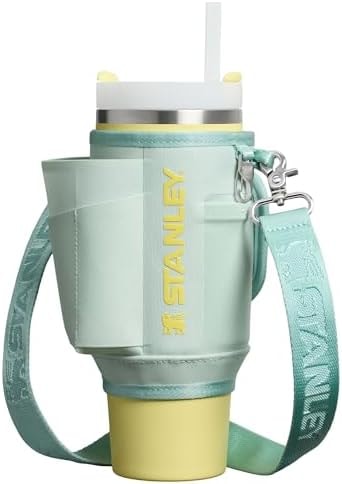 STANLEY All Day Quencher Carry All for 30 oz Tumbler with Handle | Crossbody Bag with Phone Holder Pocket, Card Sleeve & Detachable Strap | Water Bottle Carrier Bag | BPA-Free | Mist