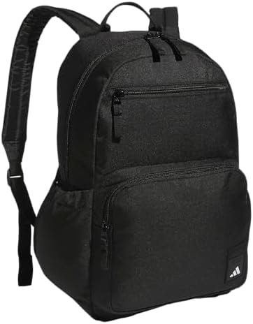 adidas Lineage Backpack for Laptop, School and Travel, 22L, Black, OSFA