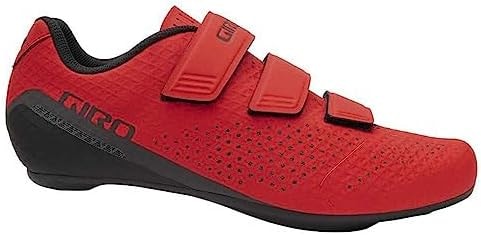 Giro Stylus Men's Road Cycling Shoe, Bright Red, US 6.5 / EU 39