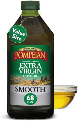Pompeian Smooth Extra Virgin Olive Oil - 68 fl oz (2 L)