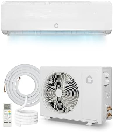12000 BTU Mini Split Air Conditioner,19 SEER2 Ductless Inverter AC w/ 115V, Cool Up to 750 Sq. Ft with Heat Pump System,White