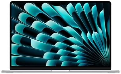 Apple 2026 MacBook Air 15-inch Laptop with M5 chip: Built for AI, 15.3-inch Liquid Retina Display, 16GB Unified Memory, 512GB SSD, 12MP Center Stage Camera, Touch ID, Wi-Fi 7; Silver