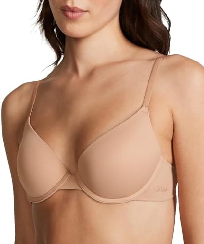 Victoria's Secret Pink Women's Wear Everywhere Push Up Bra, Mocha Latte, 38DD
