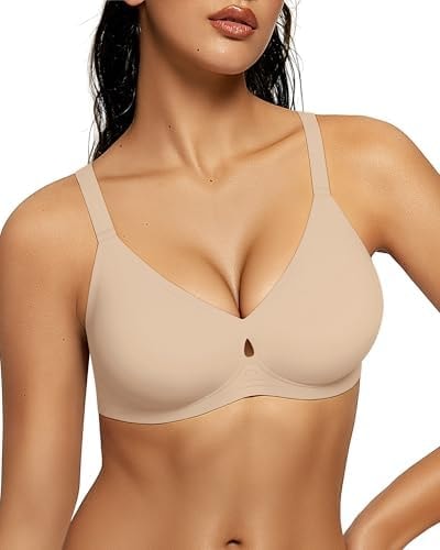 LetsJoli Jelly Bras for Women No Underwire Water Drop Wireless Supportive