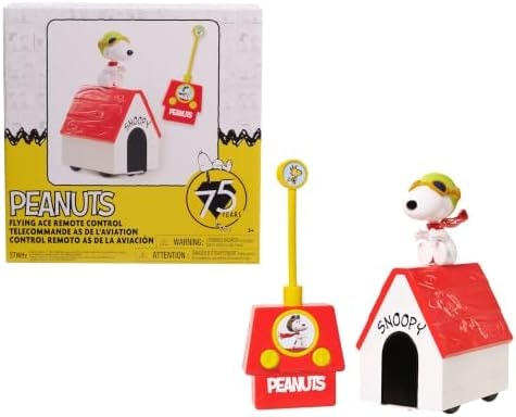 Peanuts Flying Ace Remote Control Toy – Snoopy Doghouse RC Vehicle
