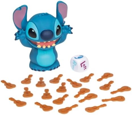 Disney Stitch Dice Games, Family Game Night, Travel Games, Multi-Player, 6+