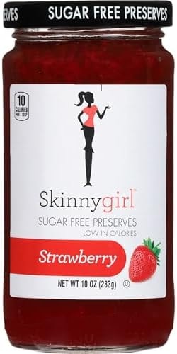 Skinnygirl Sugar Free Kosher Preserves, Strawberry, 10 Ounce