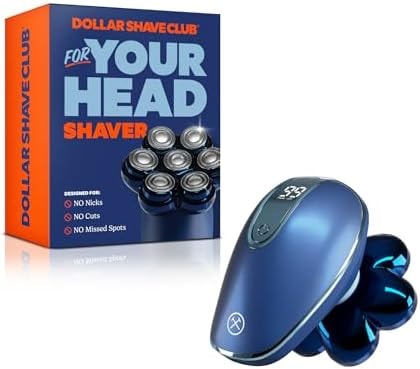 Dollar Shave Club | for Your Head Shaver | Seven Rotary Blades, Shower Safe, Easy to Clean | Electric Skull Shaver for Bald Men, Head and Hair Shaver for Balding and Bald Men