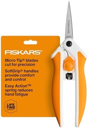 Fiskars 6" Easy Action Micro-Tip Scissors, Sewing, Arts & Crafts Tools