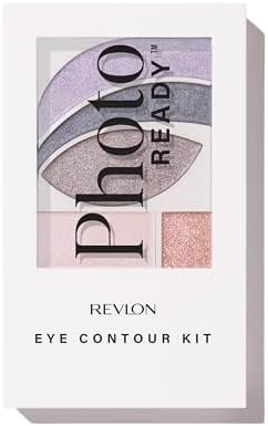 REVLON PhotoReady Eye Contour Kit Purple Palette, 520 Watercolors, 0.1 oz