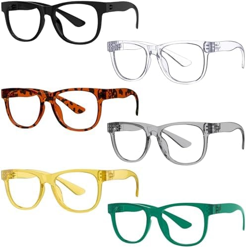 Eyekepper Reading Glasses Men 2.75, Readers for Women, 6 Pack Square