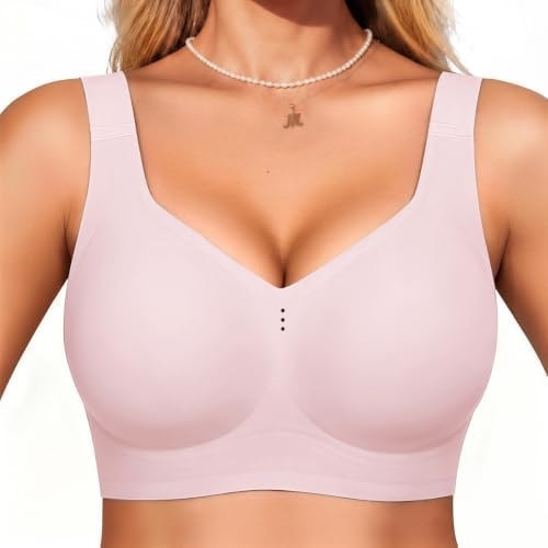COCOMARTS Jelly Bras for Women No Underwire Full Coverage Push Up Bra XL