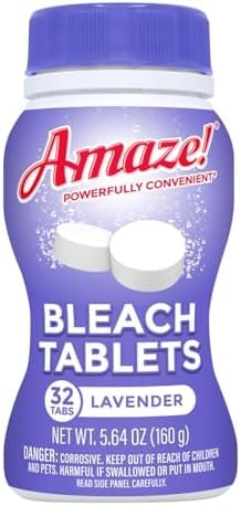 AMAZE Ultra Concentrated Bleach Tablets – Lavender Scent [32 tablets]