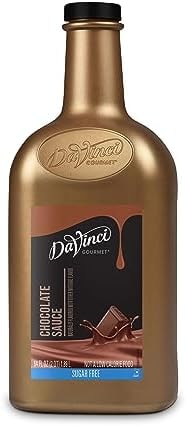 DaVinci Gourmet Sugar Free Chocolate Sauce, 64 Fluid Ounces (Pack of 1)