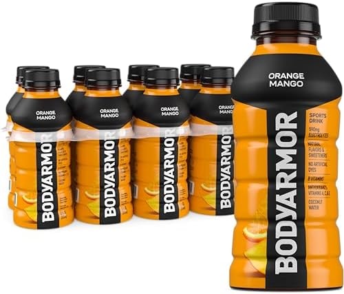 BODYARMOR Sports Drink, Orange Mango Electrolyte Drink, 12 Oz (8 Pk)