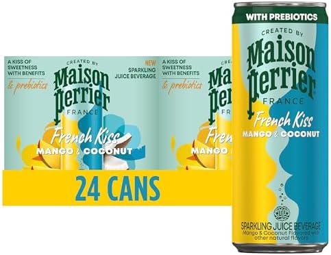 Maison Perrier French Kiss Sweetened Sparkling Water, Mango & Coconut