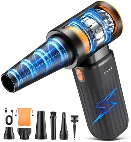 VASSON Compressed air Duster High-Speed Brushless Motor, 3-Speed Adjustable