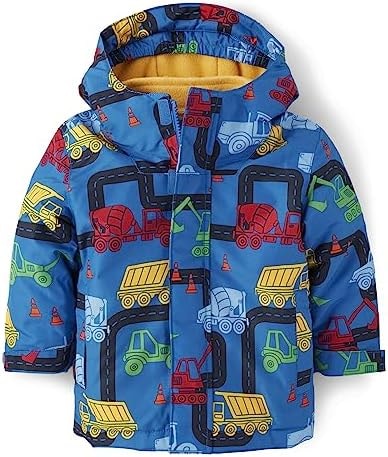 The Children's Place,and Toddler Heavy 3 in 1 Winter Jacket, Wind-resistant Water-resistant Shell, Fleece Inner,5T