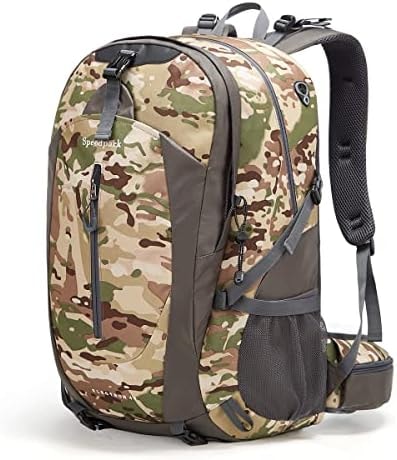SPEEDPARK 40L Hiking Backpack, Lightweight Camping Daypack with Rain Cover