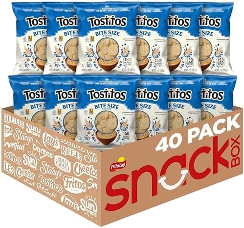 Tostitos, Bitesize Rounds, 1 Ounce (Pack of 40)