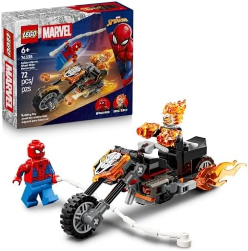 LEGO Marvel Spider-Man vs. Ghost Rider Motorcycle 76335