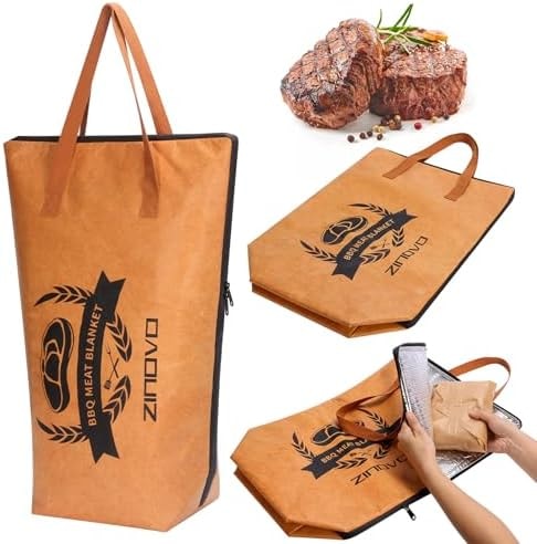 Zinovo Insulated Meat Resting Bag, 21" BBQ Resting Blanket