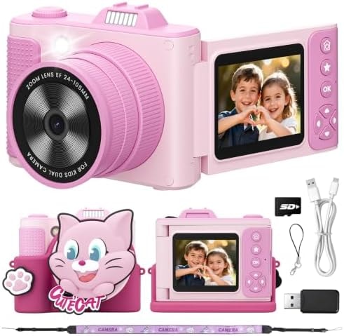 SnapMem Kids Camera,Toys for 3-10 Year Old Girls Boys,Easy to Use