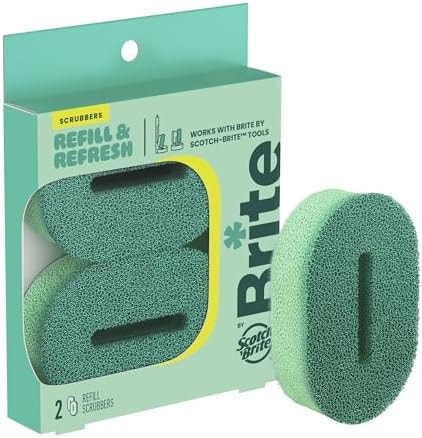 Brite by Scotch-Brite Refill Scrubbers, 2 Pack