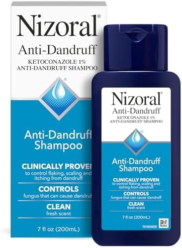 Nizoral Anti-Dandruff Shampoo with 1% Ketoconazole, Fresh Scent, 7 Fl Oz
