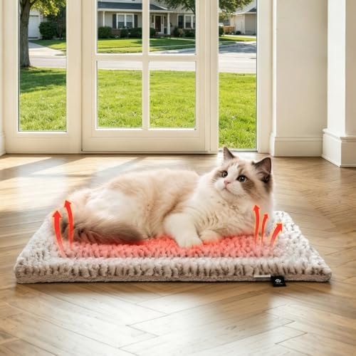 Mora Pets Self Warming Cat Bed Self Heating Cat Pad Pet Mat Indoor Outdoor