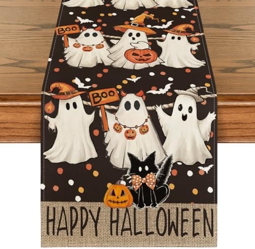 Artoid Mode 210 GSM Halloween Table Runner Home Party Decor 13x60 Inch