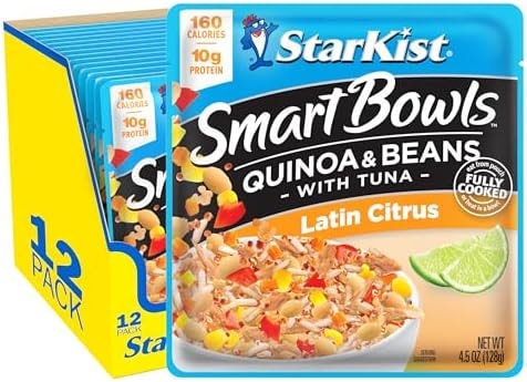 StarKist Smart Bowls Latin Citrus Tuna, 4.5oz Pouch, 12-Pack