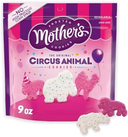 Mother's Original Circus Animal Cookies, Frosted Cookies, 9 Oz