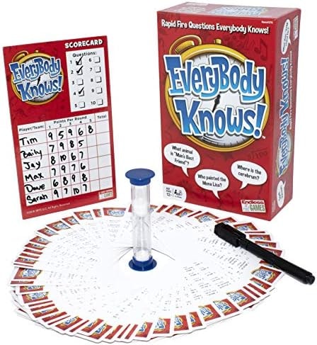 Endless Games Everybody Knows! - Trivia Card Game - 2018 Edition