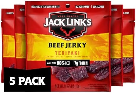 Jack Link's Teriyaki Beef Jerky Multipack - (5 Pack) 0.625 oz