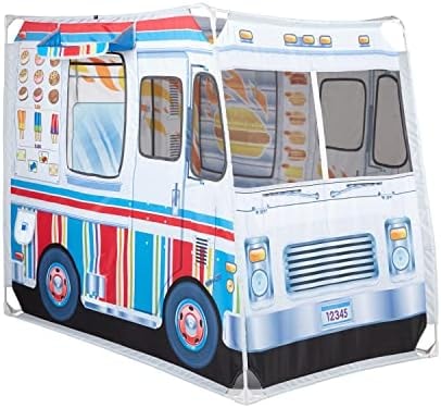 Melissa & Doug Fabric Food Truck Playhouse Pretend Play Toy Tent