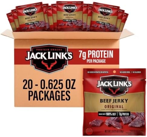 Jack Link's Beef Jerky Multipack - Original - 0.625 oz (20 Pack)