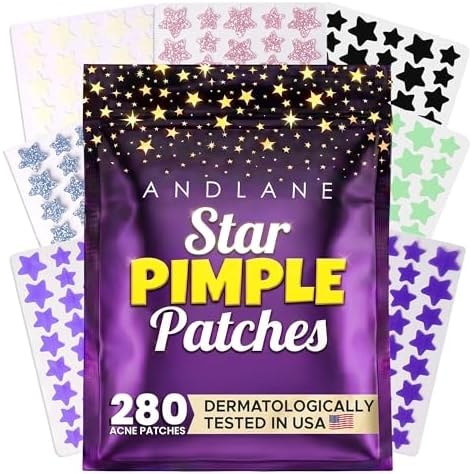 280Pcs Star Pimple Patches for Face - Cute Pimple Patches Stars Zit Sticker