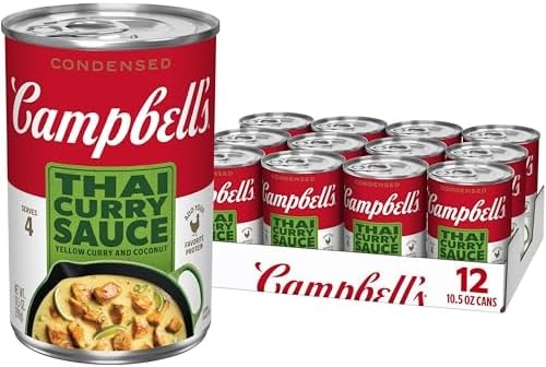 Campbell's Condensed Thai Curry Sauce, 10.5 Oz Can (12 Pack)
