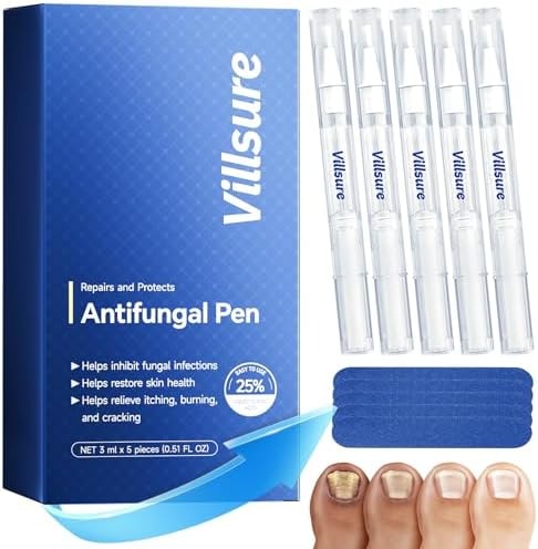 Toenail Fungus Treatment Extra Strength Pen with 25% Undecylenic Acid 5 Pcs