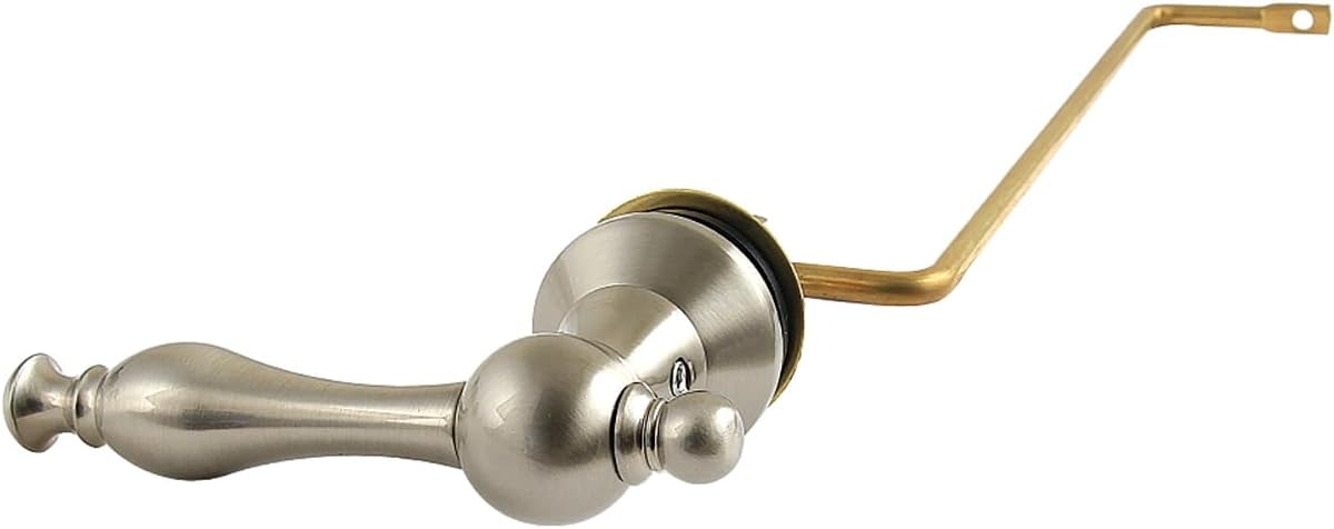 Kingston Brass KTNLS8 Naples Side Mount Toilet Tank Lever, Brushed Nickel