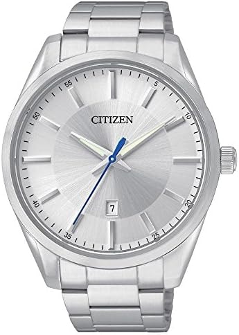 Citizen Quartz Mens Watch, Stainless Steel, Classic, Silver-Tone (Model: BI1030-53A)