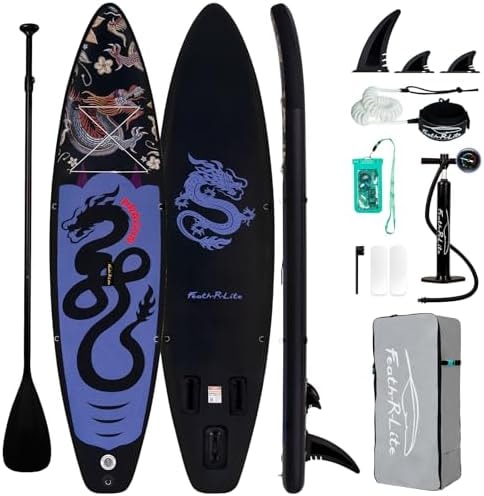 FunWater Inflatable Stand Up Paddle Board with Beginners SUP Accessories