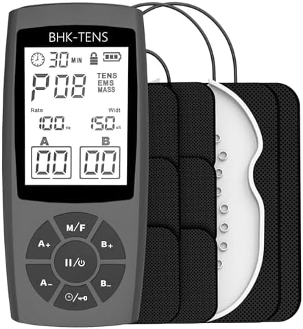 TENS Unit Muscle Stimulator for Pain Relief Therapy, 22 Modes EMS TENS Machine, Electronic Muscle Relaxer for Shoulder Pain Relief, Back Pain, Shoulder Neck Pain Relief