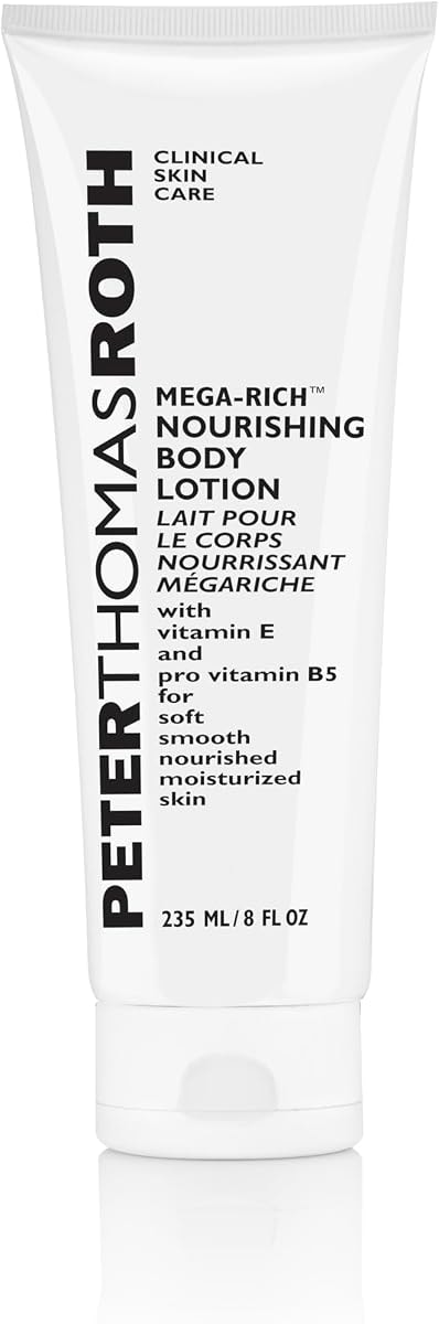 Peter Thomas Roth. | Mega-Rich Nourishing Body Lotion | for Dry and Dehydrated Skin, 8 Fl Oz (Pack of 1)