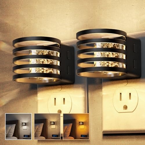 L LOHAS LED Night Lights Plug into Wall, 2 Pack 3CCT Night Light