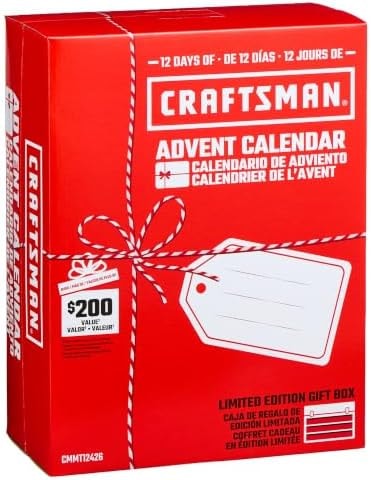12 Days of CRAFTSMAN Advent Calendar, Limited Edition Gift Box CMMT12426A