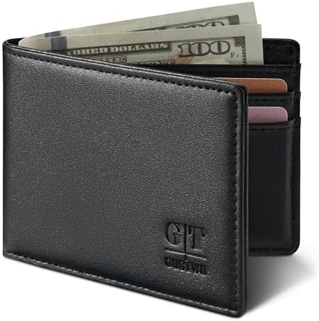 Gostwo RFID Blocking Bifold Wallet for Teen Boys & Men, Credit Card Holder