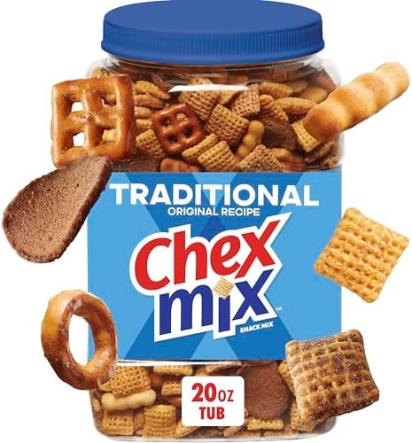 Traditional Chex Mix, Original Recipe, Resealable Tub, 20 oz